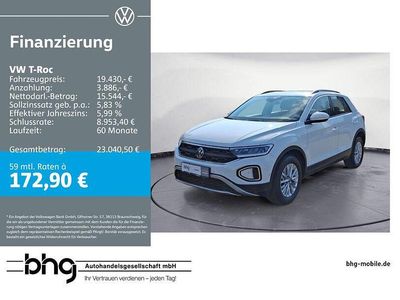 Second-hand VW T-Roc Life 110 CP (80 kW) 2022 Alb SUV