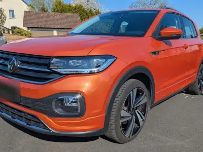 Brugt VW T-Cross R-line 110 HK (80 kW) 2023 Orange SUV