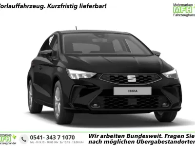 Neu Seat Ibiza 80 PS (58 kW) 2026 Midnight schwarz metallic Kleinwagen
