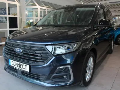 Neu Ford Grand Tourneo Connect Titanium 116 PS (85 kW) 2026 Blau Van / Kleinbus
