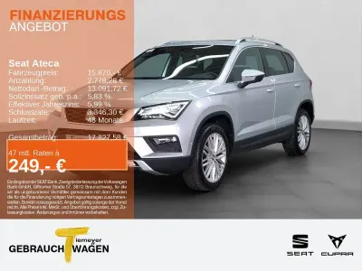 Usata Seat Ateca XCELLENCE 150 CV (110 kW) 2017 Argento SUV