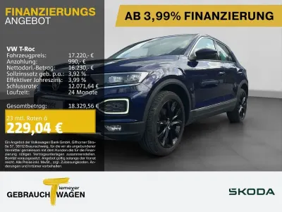 Brugt VW T-Roc Style 116 HK (85 kW) 2020 Blå SUV