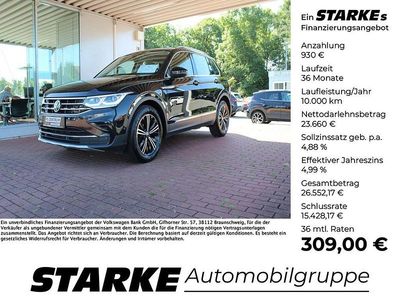 Gebraucht VW Tiguan Elegance 150 PS (110 kW) 2022 Deep black (metallic) SUV