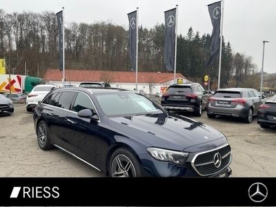 Blau Gebraucht 2023 Mercedes E220 AMG Kombi | 52.900 € (Etwas zu teuer)