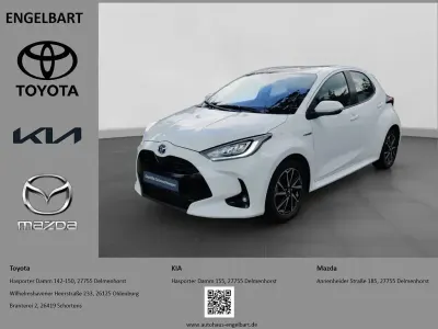 Gebraucht Toyota Yaris Hybrid Team 116 PS (85 kW) 2021 Weiß Limousine