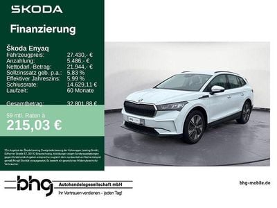 Gebraucht Skoda Enyaq iV 132 kW (180 PS) 2023 Moonweiß perleffekt SUV