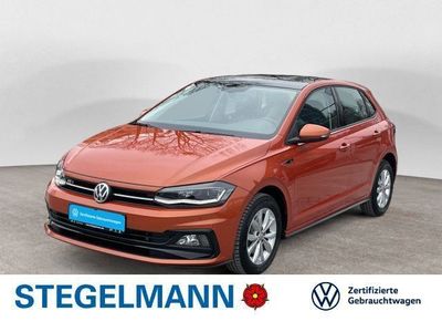 Gebraucht VW Polo Highline 95 PS (69 kW) 2019 Orange Limousine