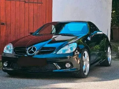 Brugt Mercedes SLK350 272 HK (200 kW) 2006 Sort Cabriolet