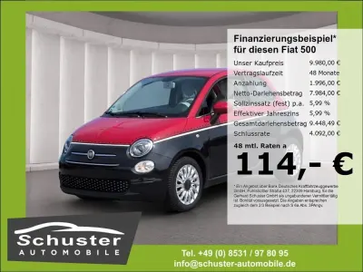 Usata Fiat 500 Lounge 86 CV (63 kW) 2018 Nero Utilitaria