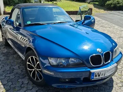 Gebraucht BMW Z3 Sport Line 118 PS (86 kW) 2002 Blau Cabrio