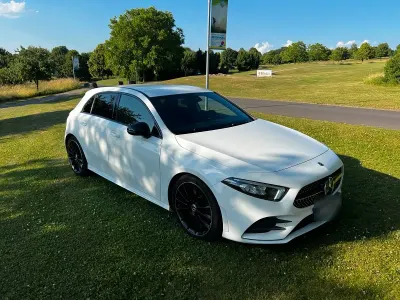 Gebraucht Mercedes A250 AMG line 224 PS (164 kW) 2018 Weiß Limousine