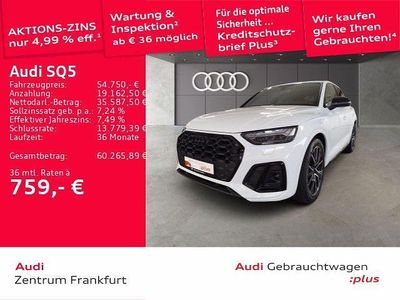 Gebraucht Audi SQ5 Sport 341 PS (250 kW) 2023 Gletscherweiß metallic SUV