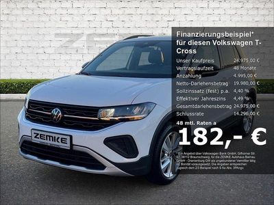Gebraucht VW T-Cross Goal 116 PS (85 kW) 2025 Weiss SUV