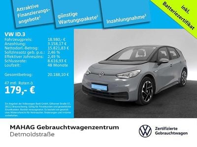 Usata VW ID.3 Pure 110 kW (150 CV) 2021 Grigio Utilitaria