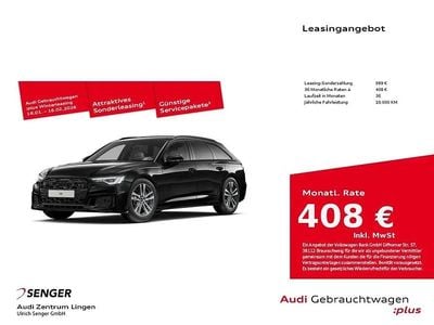 Mythosschwarz metallic Gebraucht 2025 Audi A6 S-Line Kombi | 50.580 € (Guter Preis)