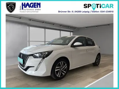 Gebraucht Peugeot 208 Allure 101 PS (74 kW) 2021 Banquise weiß Kleinwagen