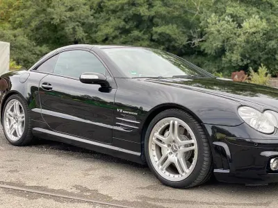 Używany Mercedes SL55 AMG AMG 517 KM (380 kW) 2007 Czarny Kabriolet