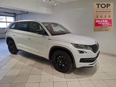 Weiß metallic Gebraucht 2018 Skoda Kodiaq SportLine SUV | 28.800 € (Etwas zu teuer)