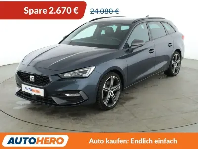Usata Seat Leon FR 150 CV (110 kW) 2022 Grigio Station wagon