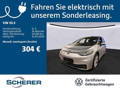 Gebraucht VW ID.3 Pro Performance 150 kW (204 PS) 2021 Scale silver metallic (metallic) Kleinwagen
