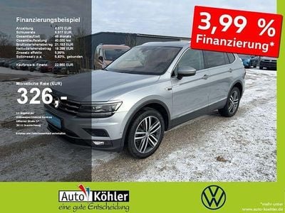 Gebraucht VW Tiguan Allspace Highline 200 PS (147 kW) 2021 Pyritsilber SUV