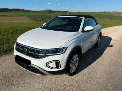 Gebraucht VW T-Roc Cabriolet Style 110 PS (80 kW) 2022 Weiß Cabrio