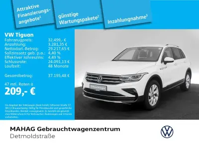Gebraucht VW Tiguan Elegance 200 PS (147 kW) 2023 Pure white SUV