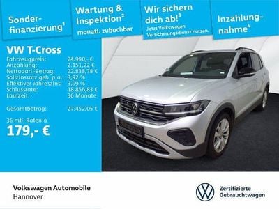 Reflexsilber metallic Gebraucht 2025 VW T-Cross Goal SUV | 24.990 € (Fairer Preis)