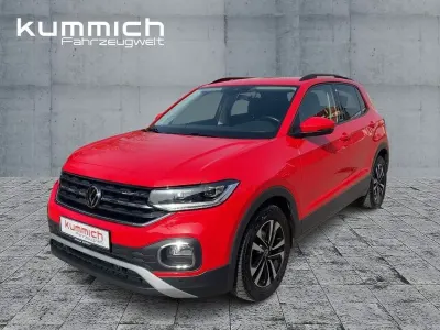 Käytetty VW T-Cross Life 110 HP (80 kW) 2020 Punainen Katumaasturi