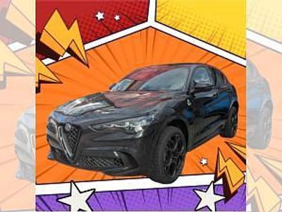 Neu Alfa Romeo Stelvio Quadrifoglio 520 PS (382 kW) 2025 Schwarz (nero vulcano, metallic) SUV