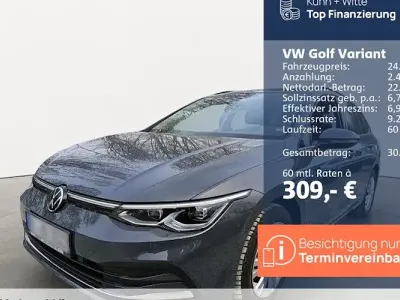 Brugt VW Golf VIII Style 131 HK (96 kW) 2022 Grå Stationcar