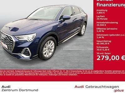 Blau Gebraucht 2025 Audi Q3 Sportback S-Line SUV | 40.766 € (Guter Preis)