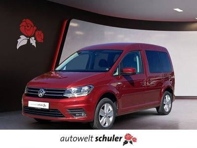 Gebraucht VW Caddy Comfortline 125 PS (91 kW) 2016 Fortanarot metallic Van / Kleinbus