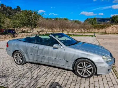 Brugt Mercedes CLK200 Avantgarde 163 HK (119 kW) 2007 Sølv Cabriolet