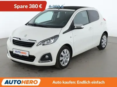 Gebraucht Peugeot 108 Style 72 PS (52 kW) 2019 Weiß Kleinwagen