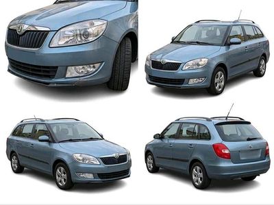 Gebraucht Skoda Fabia 90 PS (66 kW) 2010 Blau Kombi