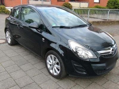 Gebraucht Opel Corsa Eco 69 PS (50 kW) 2013 Schwarz Kleinwagen