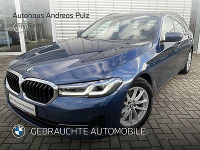 Gebraucht BMW 520 Sport Line 190 PS (139 kW) 2021 Phytonicblau Kombi