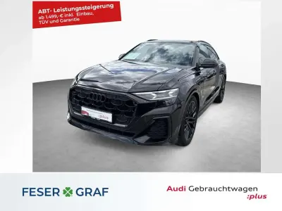 Gebraucht Audi Q8 S-Line 286 PS (210 kW) 2024 Mythosschwarz metallic SUV