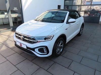Gebraucht VW T-Roc Cabriolet R-line 150 PS (110 kW) 2024 Weiß Cabrio