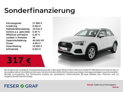Gebraucht Audi Q3 Basis 150 PS (110 kW) 2023 Arkonaweiß SUV
