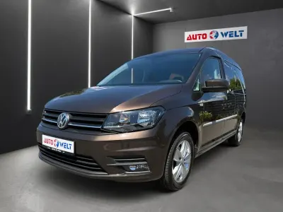 Gebraucht VW Caddy Maxi 125 PS (91 kW) 2018 Chestnutbrownmet. Van / Kleinbus
