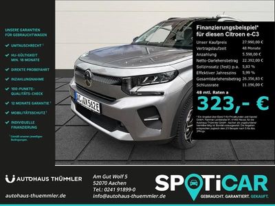 Gebraucht 2025 Citroën e-C3 Kleinwagen | 27.690 € (Teuer)