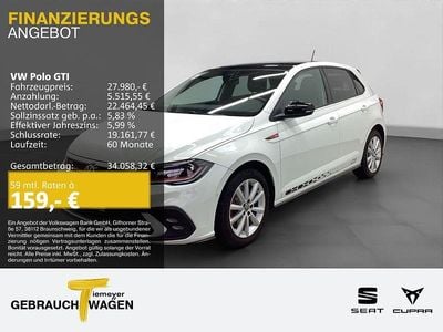 Gebraucht VW Polo Edition 207 PS (152 kW) 2025 Pure white/schwarz Limousine