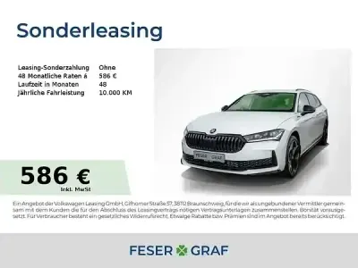 Neu Skoda Superb 204 PS (150 kW) 2026 Kristallweiß Kombi