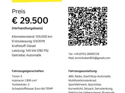 Gebraucht BMW X4 M Sport 190 PS (139 kW) 2019 Schwarz SUV