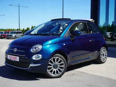 Gebraucht Fiat 500C Lounge 69 PS (50 kW) 2019 Blau Cabrio