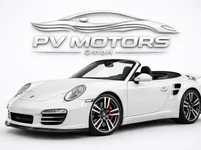 Usata Porsche 997 Turbo 480 CV (353 kW) 2009 Bianco Cabrio