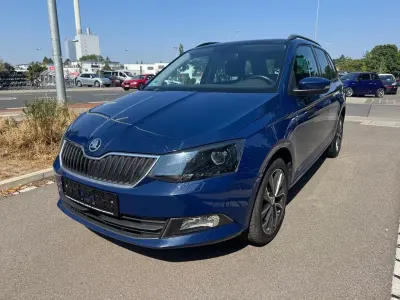 Gebraucht Skoda Fabia 90 PS (66 kW) 2015 Modra pacific/pacific blau Kombi