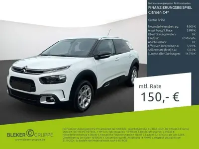 Gebraucht Citroën C4 Shine 110 PS (80 kW) 2019 Lack weiss banquise/deckende lackierung SUV